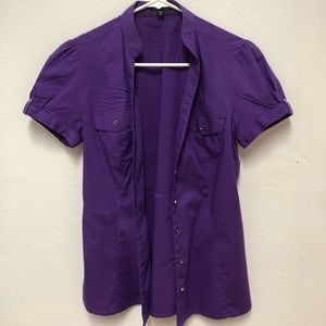 Express - essential stretch - purple - size small
